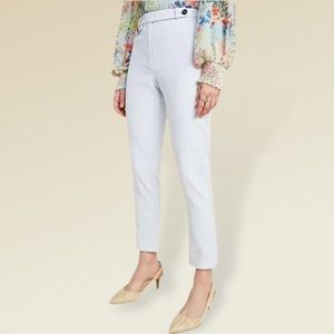 ANTHROPOLOGIE The Essential Slim Pants Sky Blue Women's Trousers Size 6